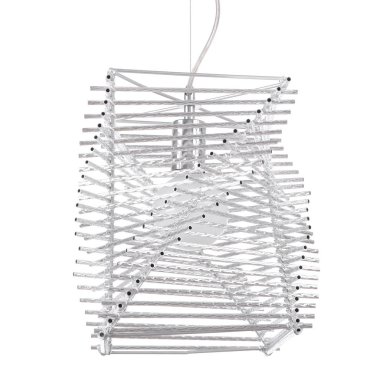 Beyaz arkaplanda izole edilmiş avize