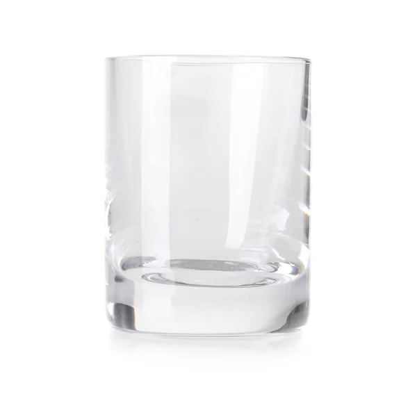 Tomma glas för drycker som isolerade — Stockfoto