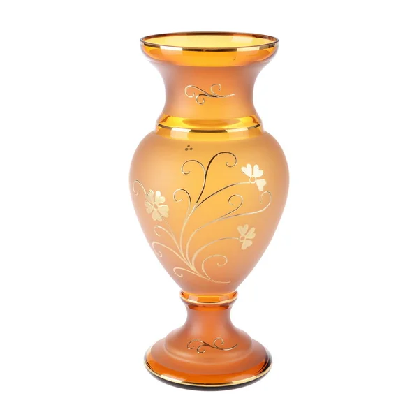 Квіткова ваза порожня ізольована на білому тлі — стокове фото