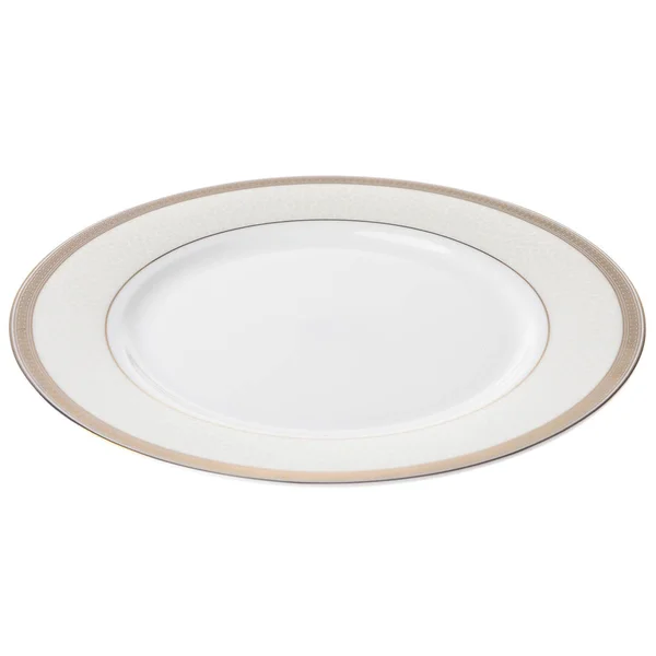 餐盘空白色背景上孤立 — 图库照片