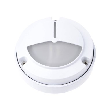 Beyaz arka plan üzerinde izole sokak ışık