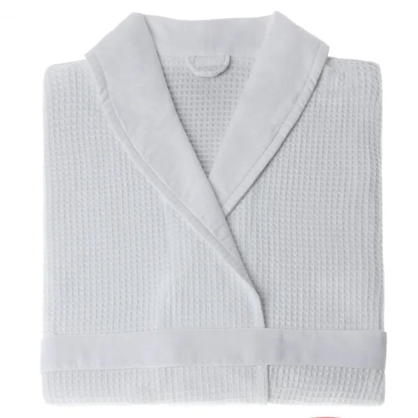 Beyaz arka plan üzerinde izole bornoz