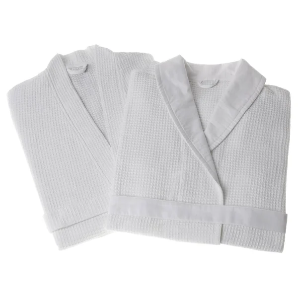 Beyaz arka plan üzerinde izole bornoz