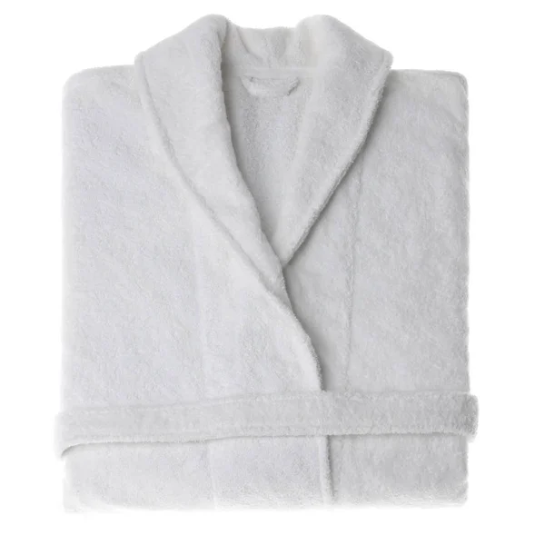 Beyaz arka plan üzerinde izole bornoz