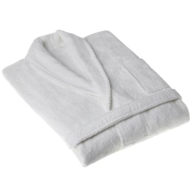 Beyaz arka plan üzerinde izole bornoz