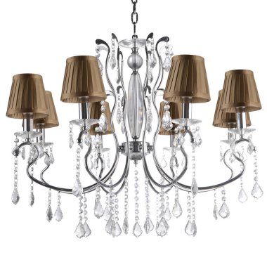 Crystal glass chandelier clipart