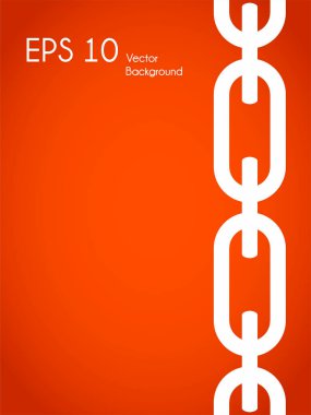 Turuncu rengi ile minimalist vektör arka plan