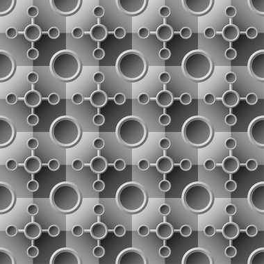 Vektör desen oval şekil ile