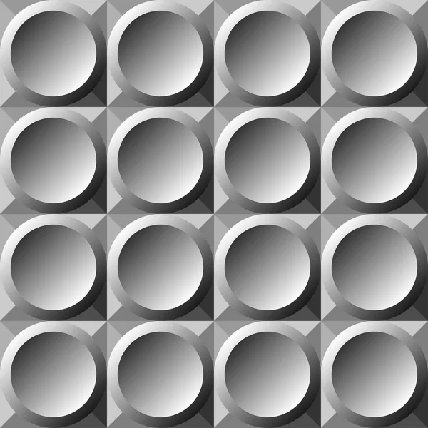 Patrón vectorial con elementos ovalados — Archivo Imágenes Vectoriales