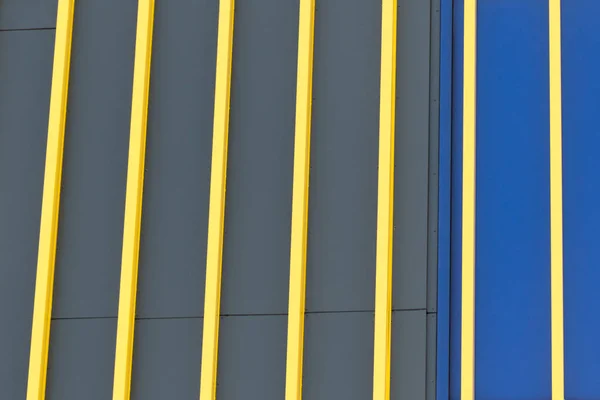 Geometric Color Elements Building Facade Planes Lines Corners Highlights Reflections — Stock Photo, Image