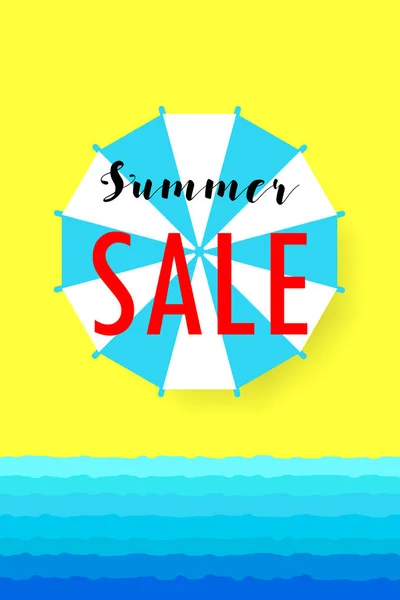 Hot summer sale — Stock Vector