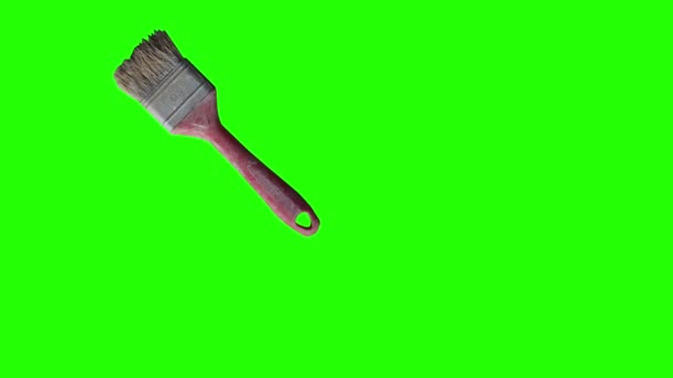 Used Vintage Painting Tool Animation Green Screen Chroma Key Editors — ストック動画