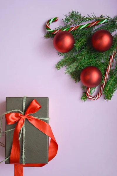 Χριστουγεννιάτικη Κάρτα Ελαφρύ Φόντο Διακόσμηση Για Χριστούγεννα Και Πρωτοχρονιά Καλά — Φωτογραφία Αρχείου