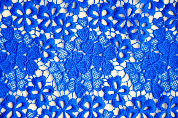 Kumaşın dokusunu. Mavi açılış deseni. arkaplan.