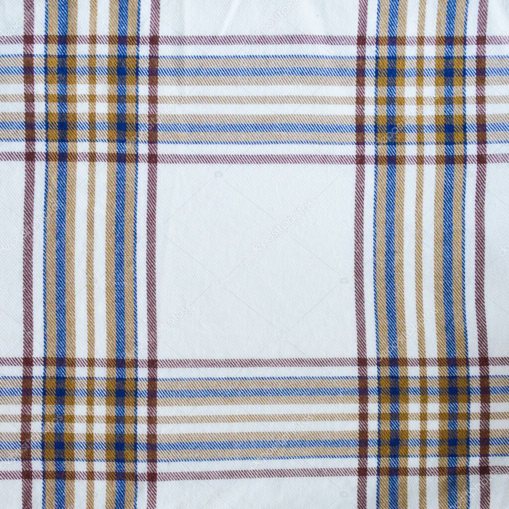 The texture of the fabric. Stripes on a white background. Background for design.