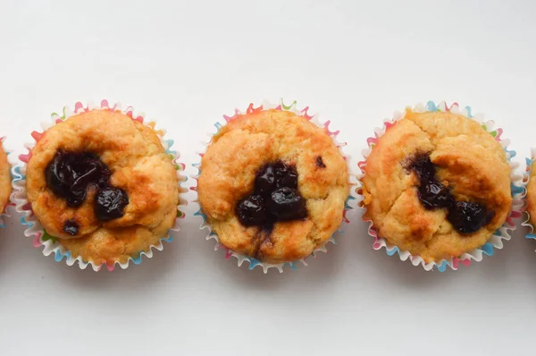 Chignon Cerise Des Gâteaux Frais Faits Maison Délicieux Gâteau — Photo