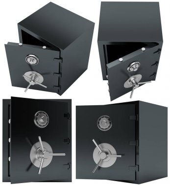 Metal banka güvenli açık