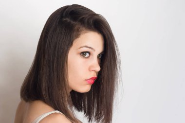 genç güzel kadın portresi