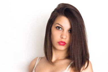 genç güzel kadın portresi