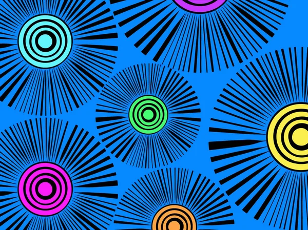 vector seamless pattern with circles.