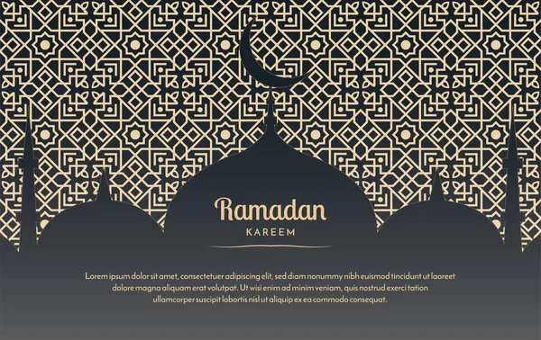 Ramazan Arkaplanı İslami Düzen ve Camii Konsepti