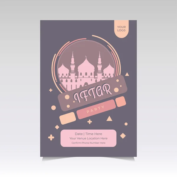 Ramazan İftar Pilotu Tasarımı Basit Dizaynlı Güzel Renkli