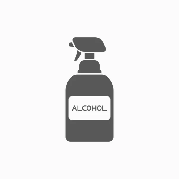 Sprey ikonu, alkol spreyi vektörü