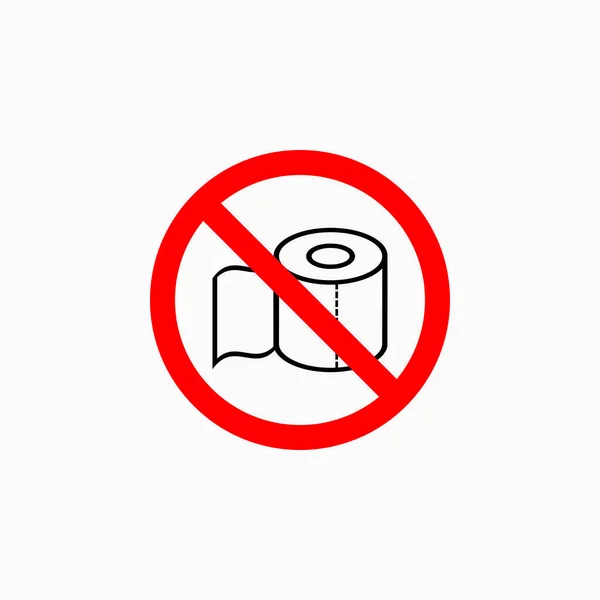 Toilettenpapier Vergriffen Toilettenpapier Ausverkauft — Stockvektor