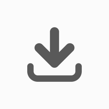 indirme simgesi, uygulama vektörü, internet illüstrasyonu