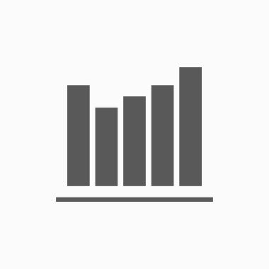 çubuk grafik simgesi, grafik vektörü, bilgi resimleme