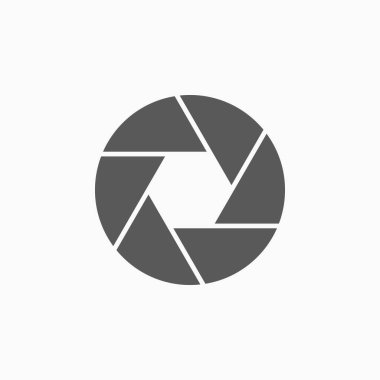 kamera deklanşör simgesi, fotoğraf vektörü, odak illüstrasyonu