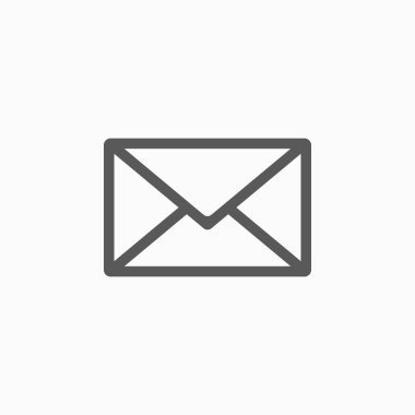 zarf e- posta simgesi, harf vektörü, kişi illüstrasyonu