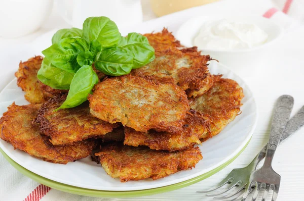 kızarmış patates pancakes