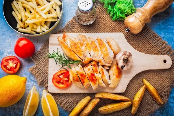 dilim ızgara tavuk göğsü 