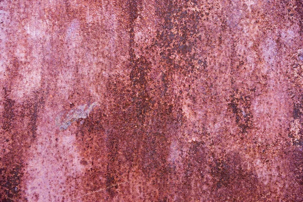 Astratto corroso colorato rosso sfondo metallo arrugginito, arrugginito incontrato — Foto Stock