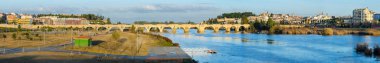 Panoramik bir Badajoz,: Extremadura, Spain