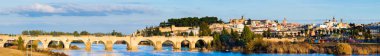 Panoramic view of Badajoz, Extremadura, Spain clipart