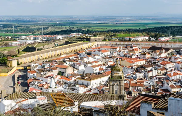 Utsikt över staden Elvas. Alentejo-regionen. Portugal — Stockfoto