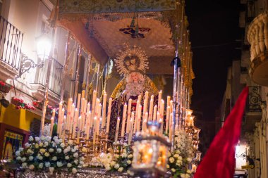 Badajoz, İspanya - 22 Mart 2016: Paskalya hafta Noel (Semana baba), Naz