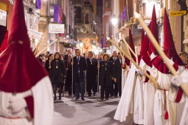 Badajoz, İspanya - 22 Mart 2016: Paskalya hafta Noel (Semana baba), Naz