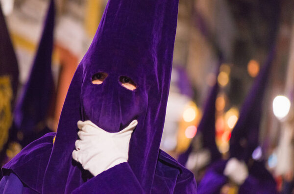 Бадахос, Испания - 22 марта 2016 года: Пасхальная неделя (Семана Санта), Наз
