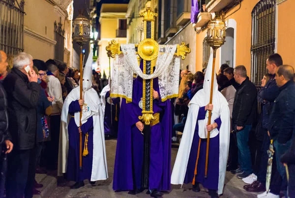 Badajoz, Spain - March 21, 2016: Easter week (Semana Santa), Naz — Stock Photo, Image