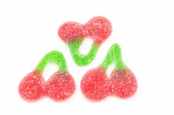 Deliciosas cerejas Gummy — Fotografia de Stock