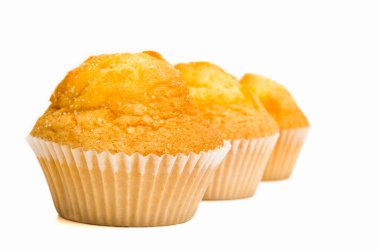 Beyaz arka plan üzerinde izole kek