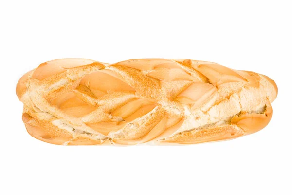 Rustykalne chleba na białym tle — Zdjęcie stockowe