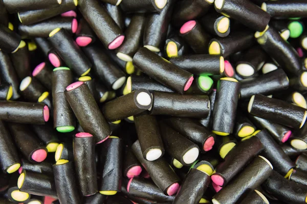 Licorice pencils  background — Stock Photo, Image