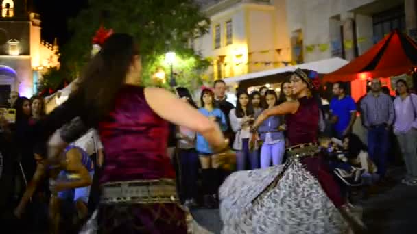 Danze di pancia in Elvas — Video Stock