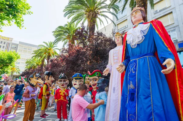 Giganti e grandi teste a Badajoz — Foto Stock