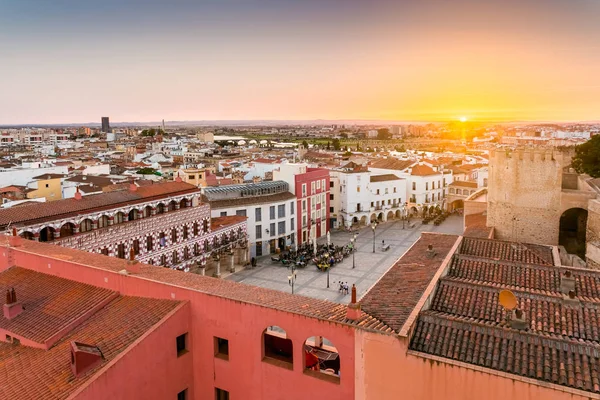 Vista panorámica Ciudad de Badajoz — Foto de Stock