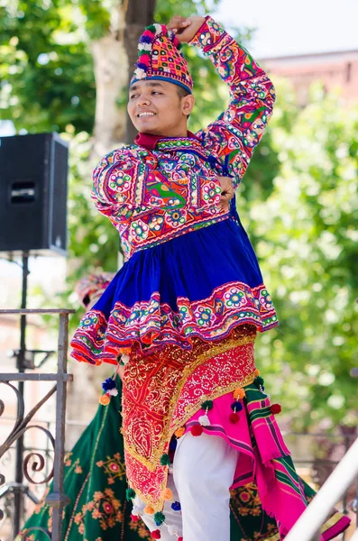 Ballerini indiani in Festival — Foto Stock